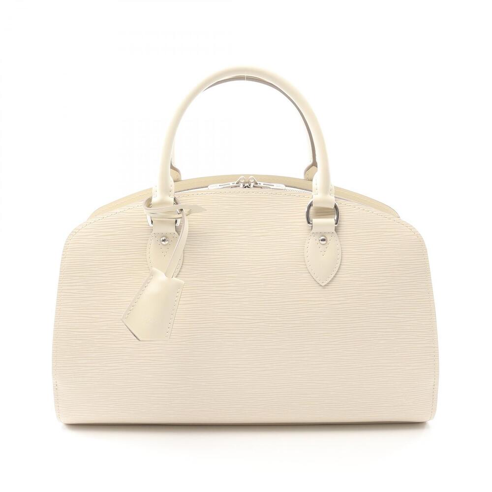 Louis Vuitton Pont Neuf Handbag Leather Epi White